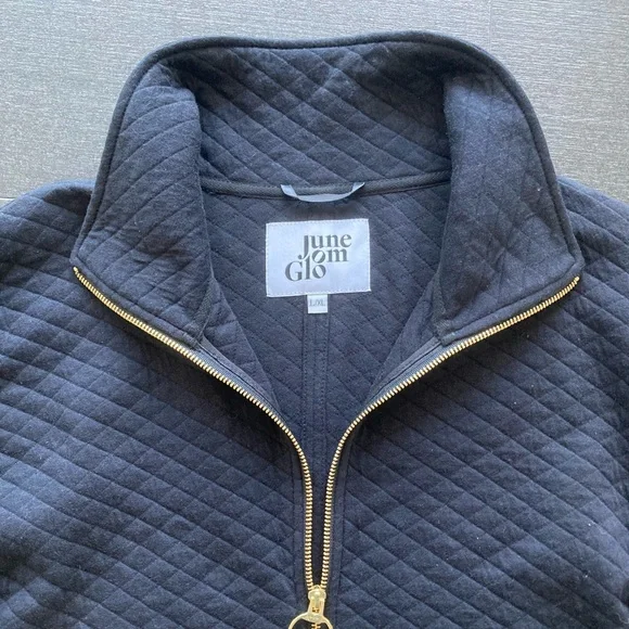 Half Zip Quilted Sweater - Picture 6 of 10